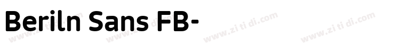 Beriln Sans FB字体转换